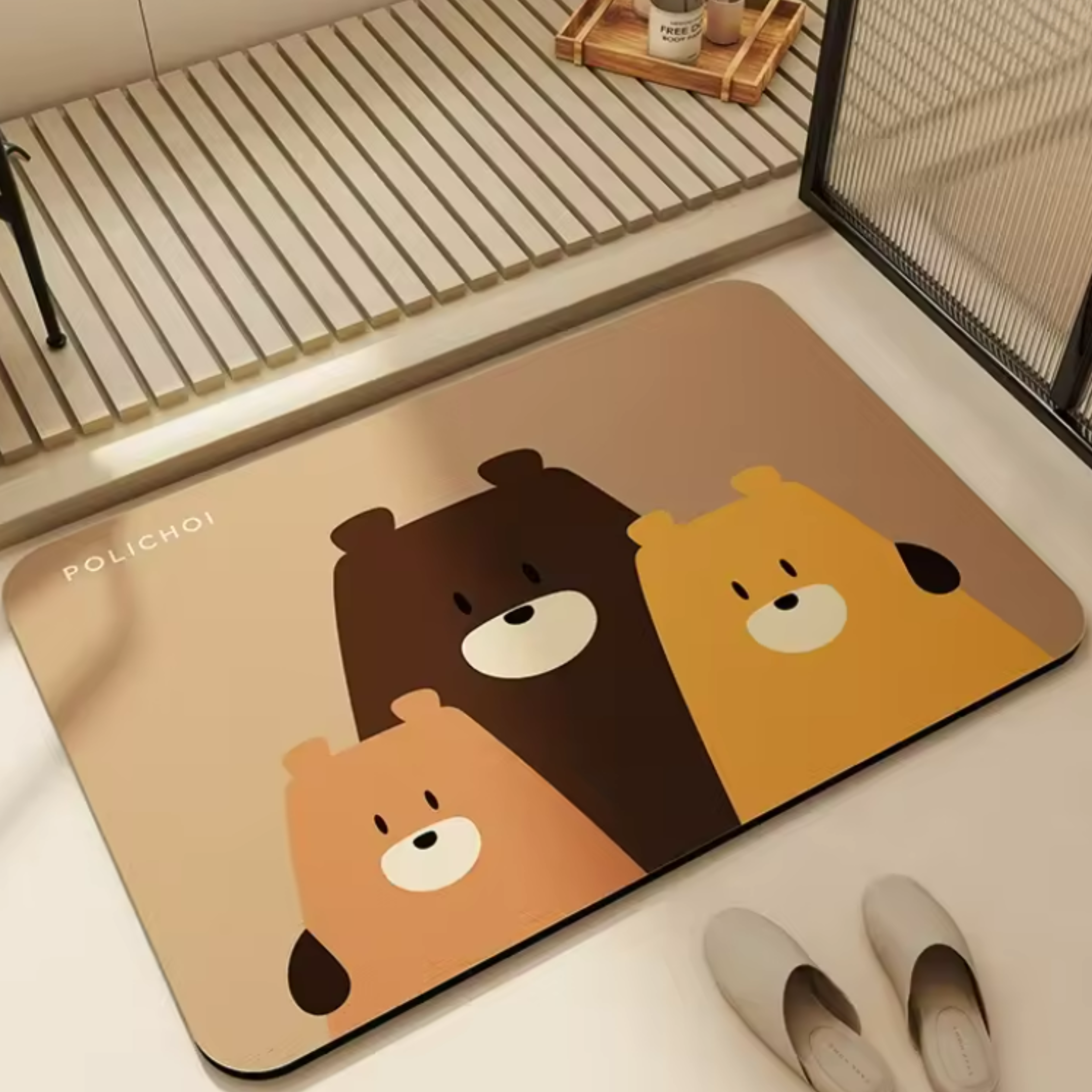 Natural Rubber Sole Antibacterial Foot Mat