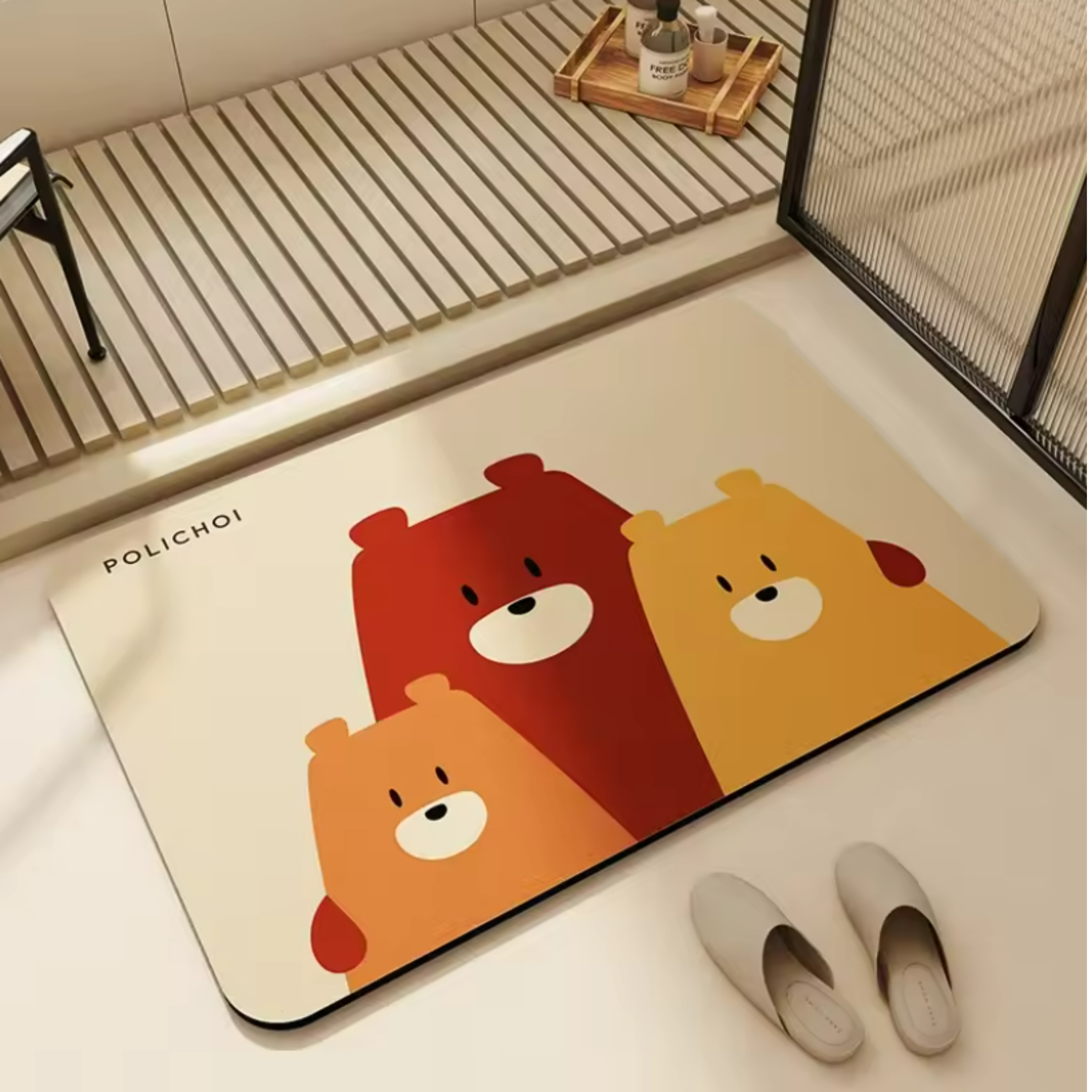 Natural Rubber Sole Antibacterial Foot Mat