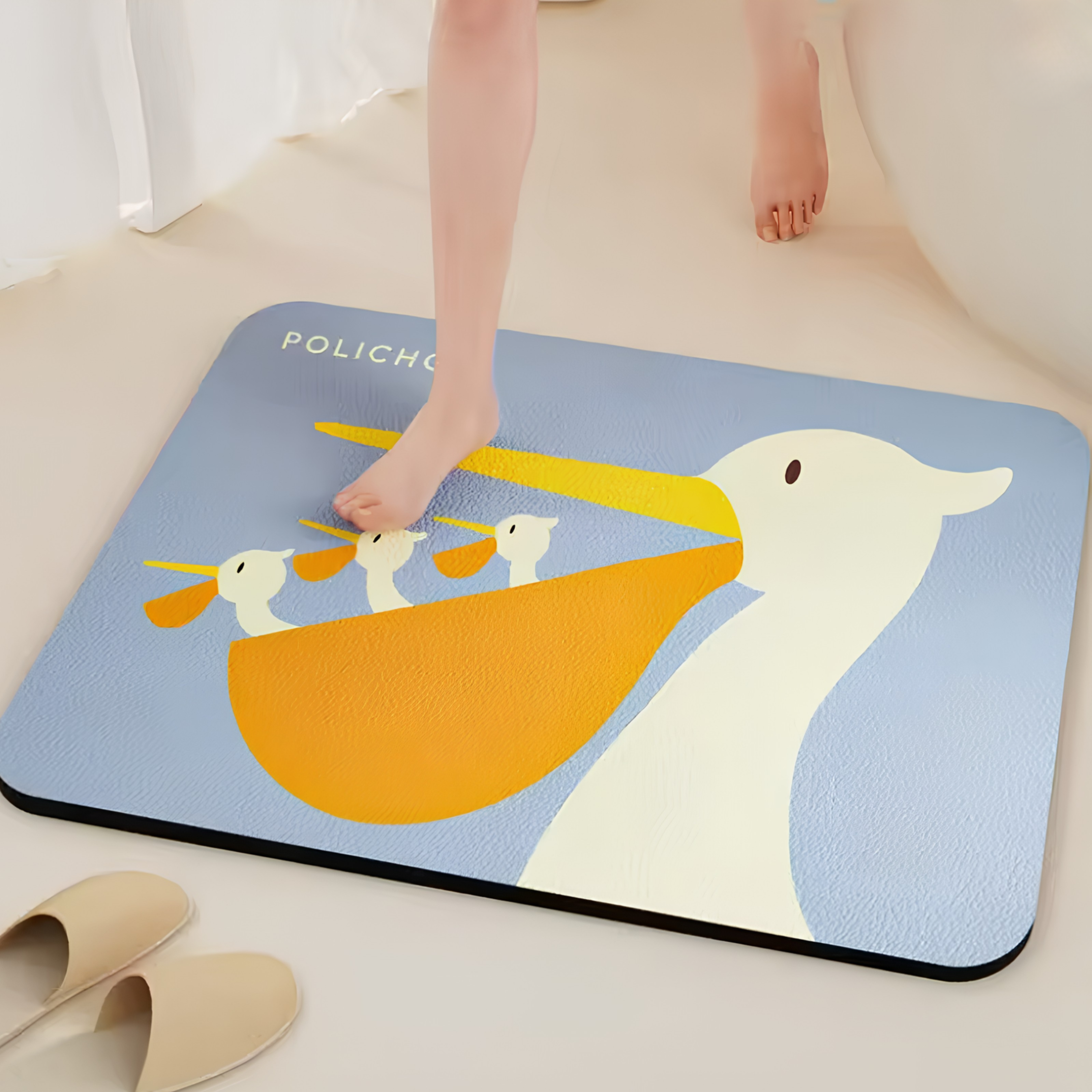 Natural Rubber Sole Antibacterial Foot Mat