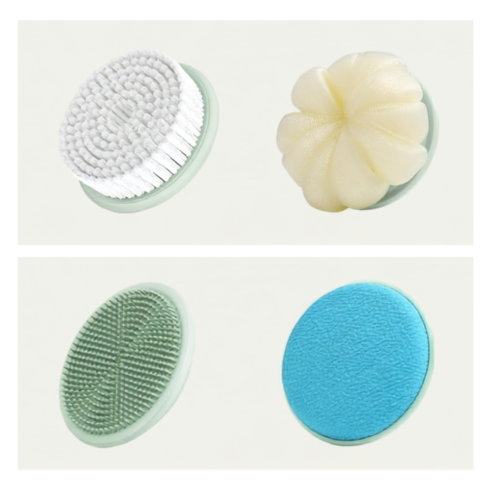 360° Electric Body Brush with 4 Heads
