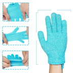 12-Color Body Scrub Shower Gloves Kit