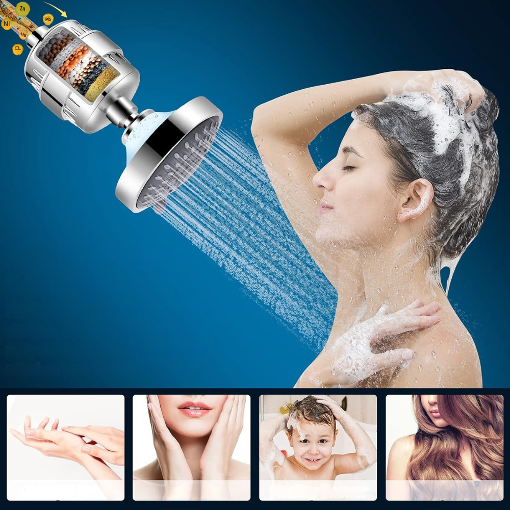 5-Speed Adjustable Hard Water Shower Filter