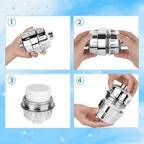 5-Speed Adjustable Hard Water Shower Filter