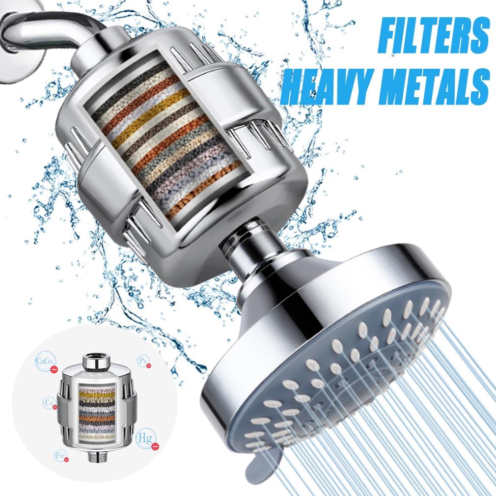 5-Speed Adjustable Hard Water Shower Filter