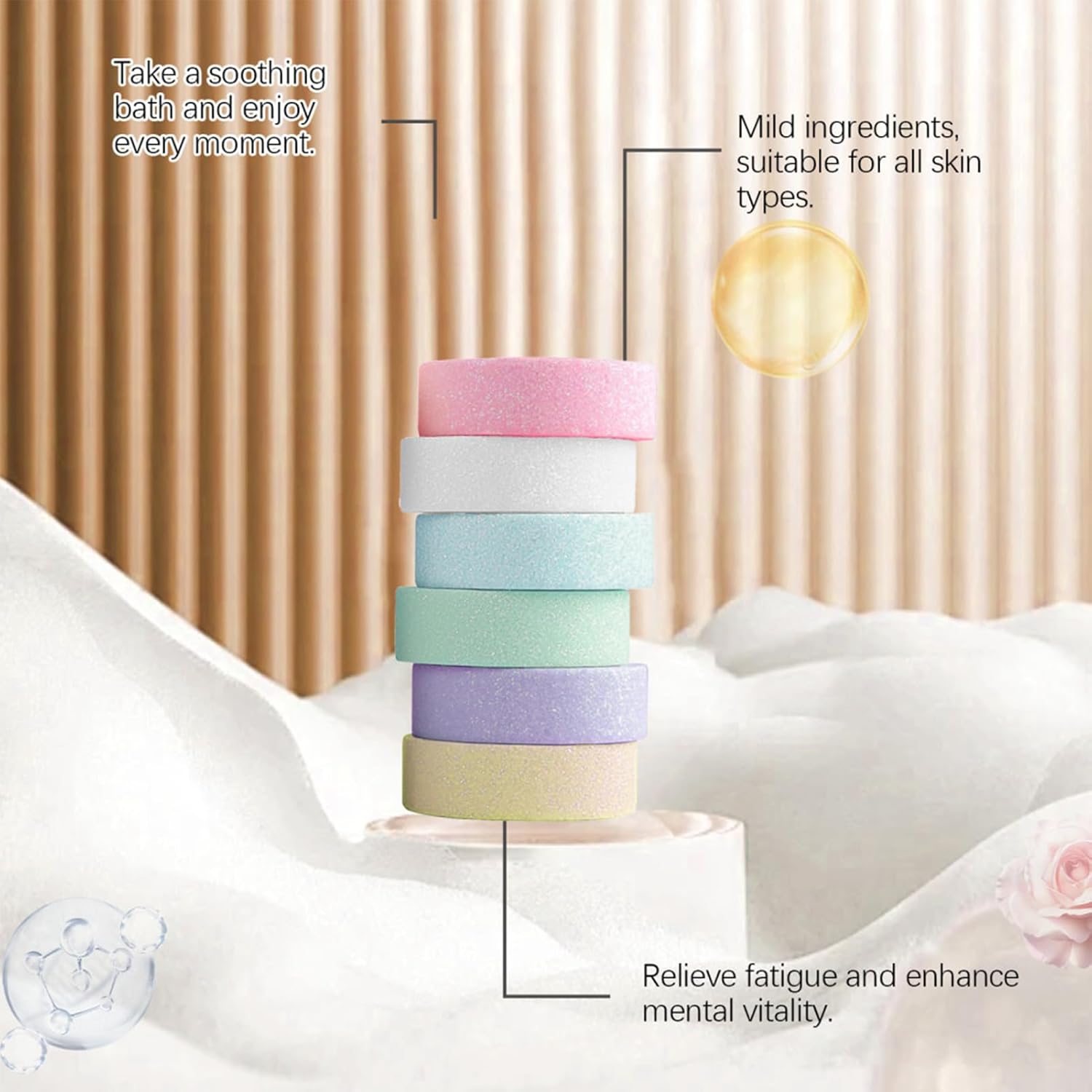 6-Aroma Aromatherapy Shower Steamers Set