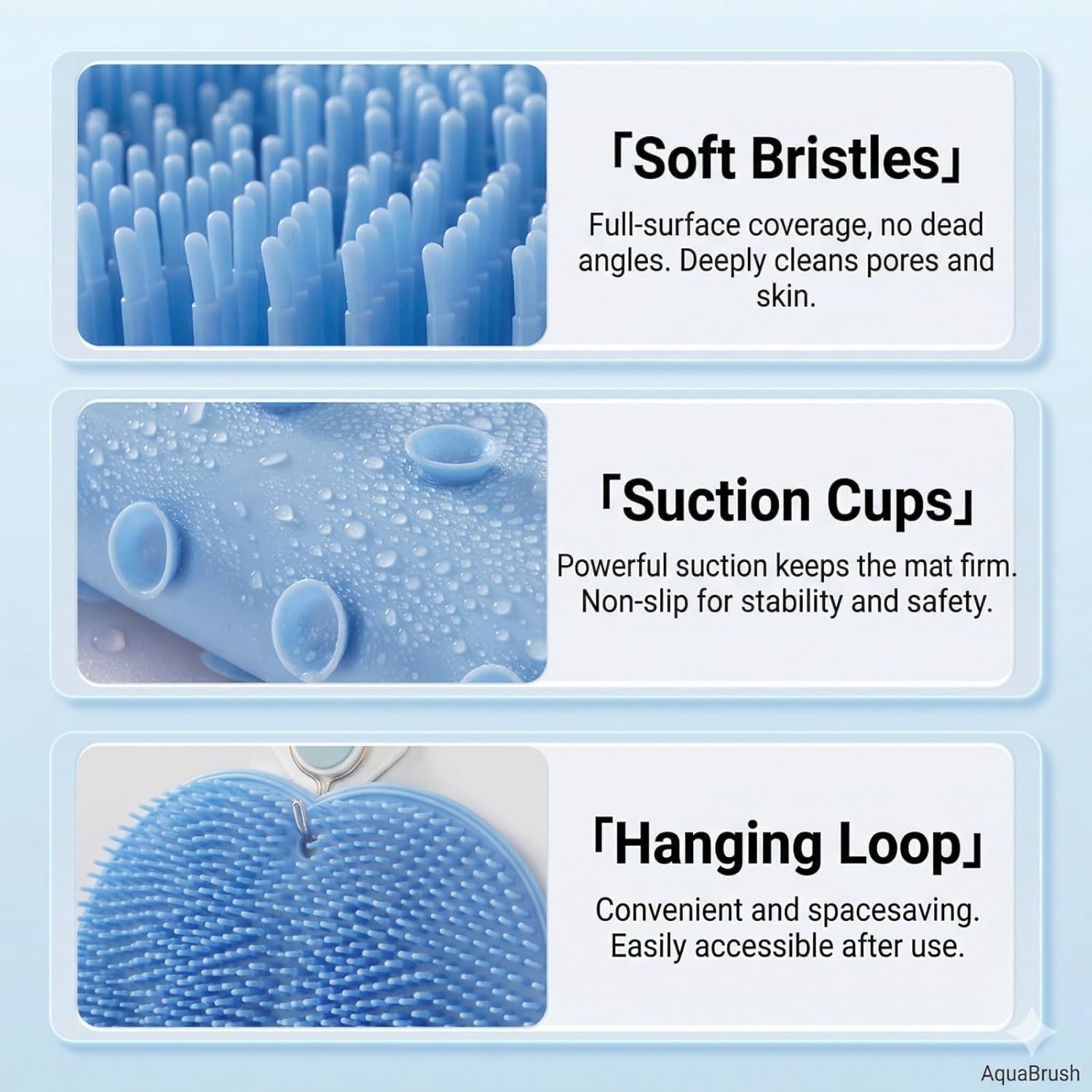 Silicone Foot & Back Scrubber Mat