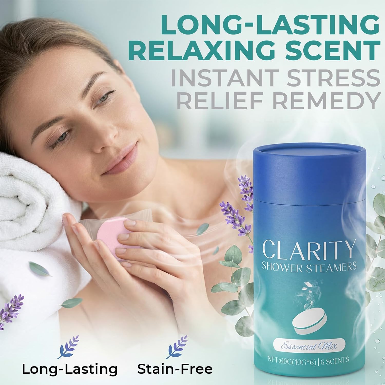 6-Aroma Aromatherapy Shower Steamers Set