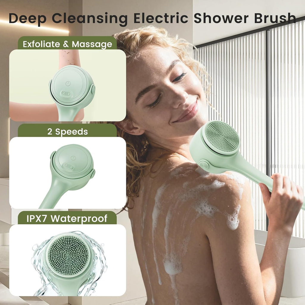 360° Electric Body Brush with 4 Heads