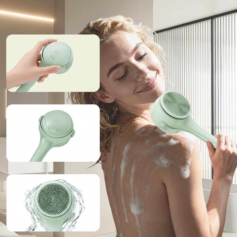 360° Electric Body Brush with 4 Heads