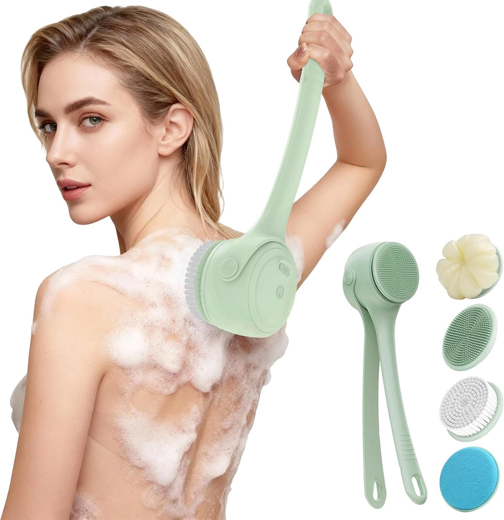 360° Electric Body Brush with 4 Heads