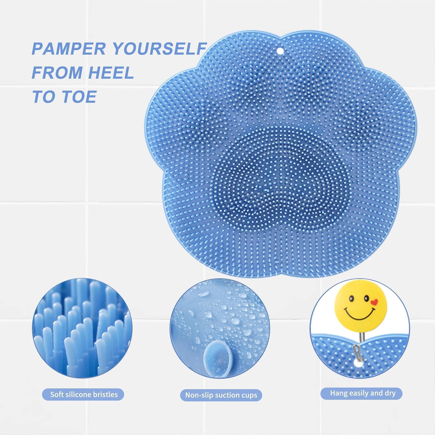 Silicone Foot & Back Scrubber Mat