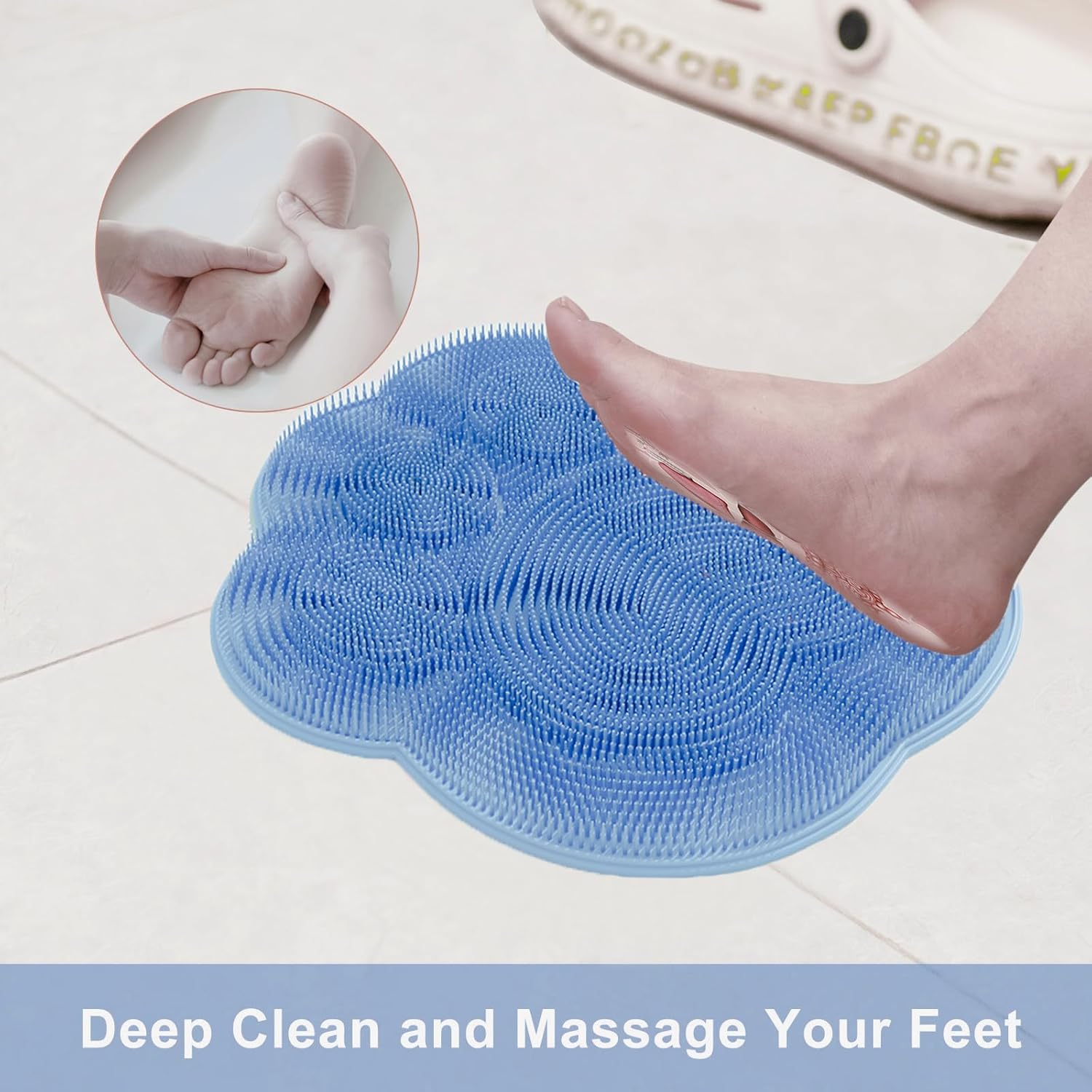 Silicone Foot & Back Scrubber Mat