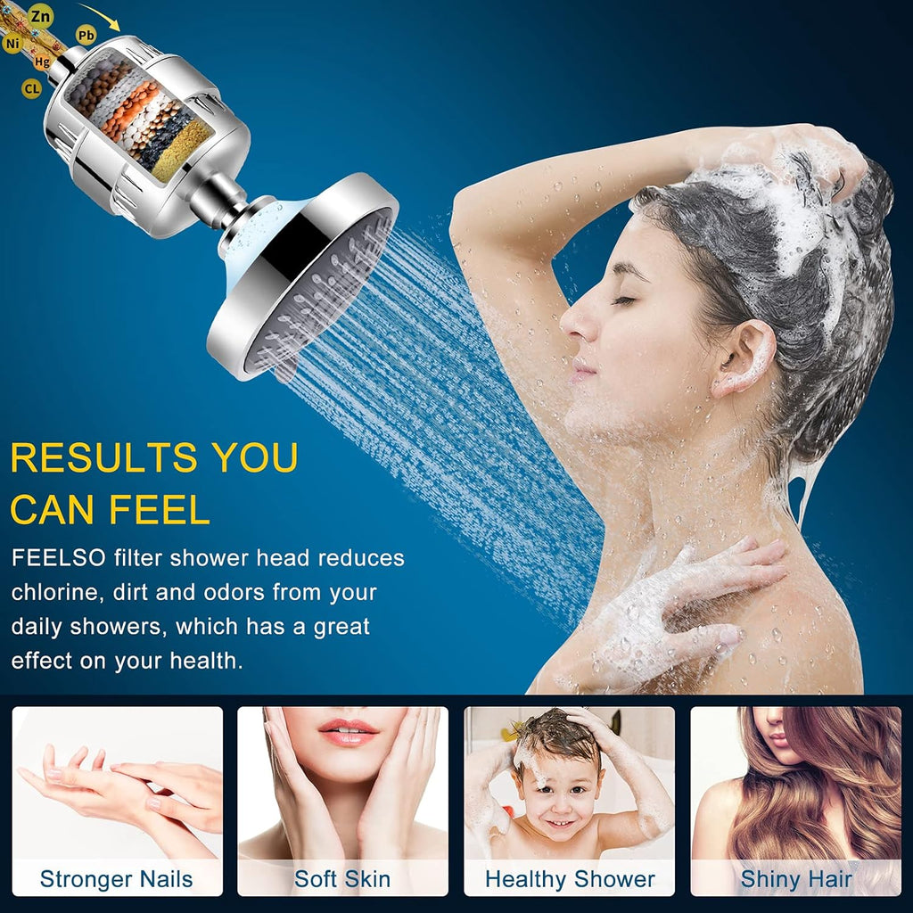 5-Speed Adjustable Hard Water Shower Filter