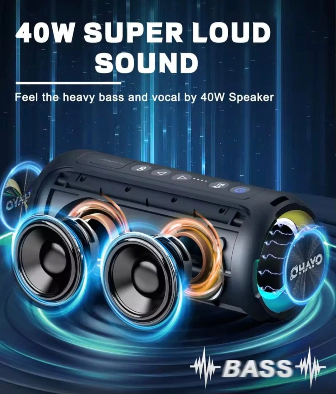 X8 Pro 40W Portable Bluetooth Speaker