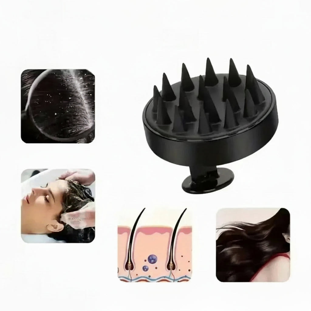 4PCS Silicone Body & Face Scrubber Set